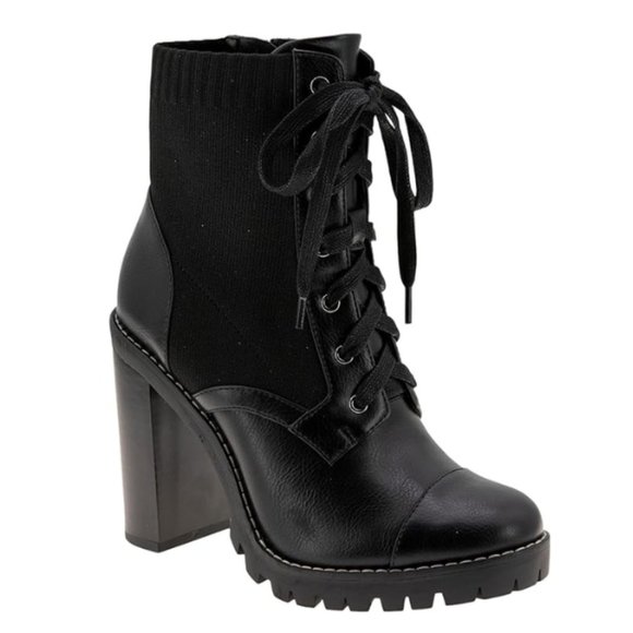 BCBGENERATION Women's Pilas Boots, Black, Side Zip, *NWT* - Picture 3 of 4